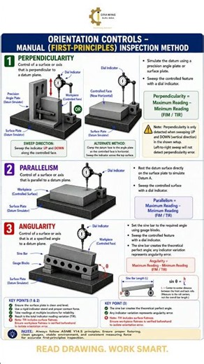 GD&T Orientation Controls Explained | FPI (First-Principles) Manual Inspection