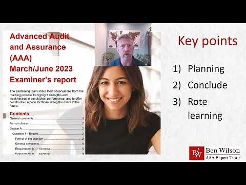 AAA Examiner's report M23 J23 (ACCA)