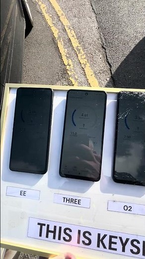 Timperley mobile network speed test Vodafone O2 EE & Three on KeySIM IoT SIM