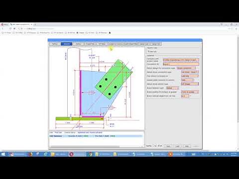 26 AISC Steel Connection Design - Brace Connection - Brace to Column Base Plate