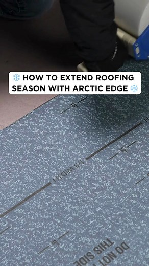 With cool weather and cold morning roof installations right around the corner, we are officially entering Arctic Edge™ season! 👷 ❄️ Using Arctic Edge -- our auxiliary lap tape for cold weather application of Flintlastic® SA membranes -- roofers can continue installations in temperatures as low as 35°F! 🌡️ Watch this quick video to see how easy it is to work with Arctic Edge 👀 | CertainTeed