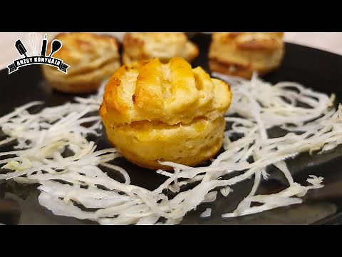 Káposztás pogácsa recept / @anzsykonyhaja