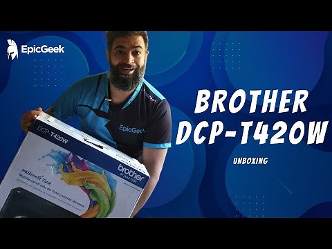 Unboxing da multifuncional BROTHER TCP-T420W, a ECOTANK de entrada da marca no Brasil | EpicGeek