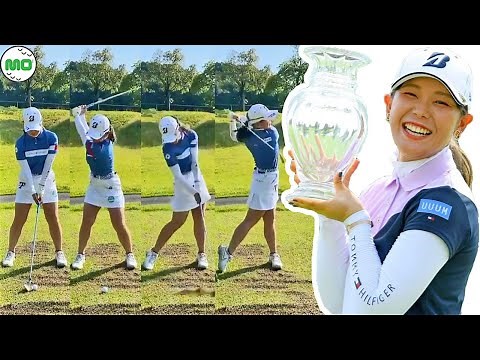 吉田優利 Yoshida Yuri 日本の女子ゴルフ スローモーションスイング!!!