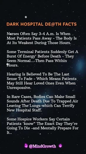 Dark Hospital Death' Facts #trend #pshycology #facts #selfcare #usashorts
