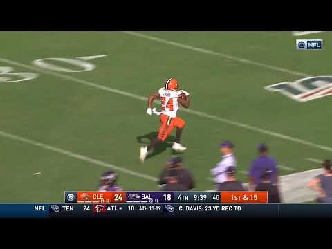 Nick Chubb 88 Yard Touchdown Run | Browns vs. Ravens | NFL