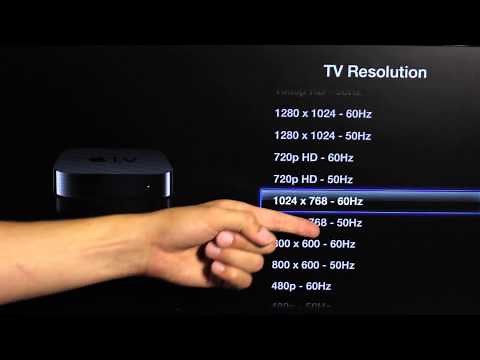 How to Change Apple TV Resolution Settings : Apple TV & Accessories