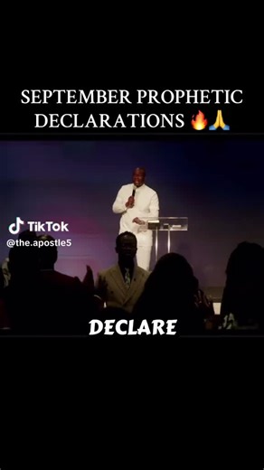 September Declaration #progress #september #declaration #ApostleSelman #tiktok