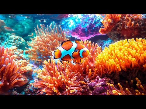 "🐠 Clownfish Paradise | Relaxing Underwater World in 4K Ultra HD"