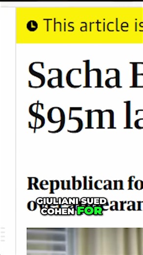 Sacha Baron Cohen's Legal Wins Giuliani Lawsuit Explained!
