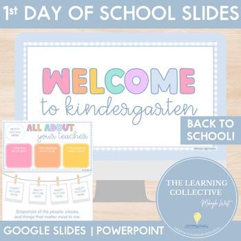 First Day of School Slides | Editable | Google Slides & PowerPoint | BTS