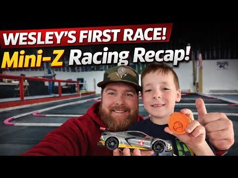 Wesley’s FIRST Mini-Z Race! 🏁 Race Recap Mini-z Madness