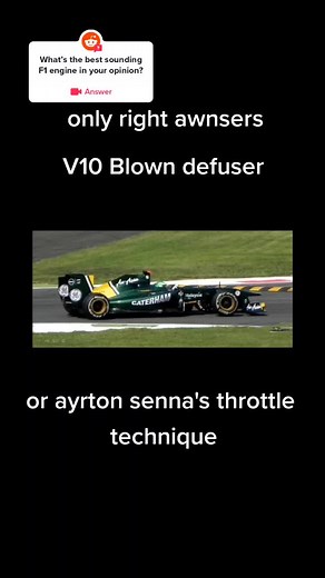 #answer to @avgredditor music to the ears #f1 #formula #defusers #blowndefusers #formula1 #racing #engine #throttle #ayrton #senna #vettel #redbull #ferrari #mclaren