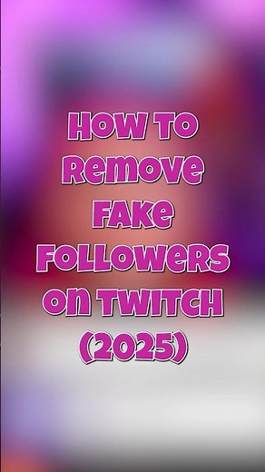 THIS Is How You Remove FAKE FOLLOWERS 🔥 #shorts #twitch #howto