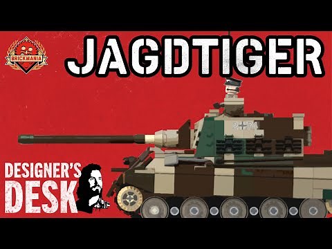 Jagdtiger - Heavy Tank Destroyer - Custom Military Lego - At The Designer’s Desk