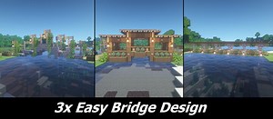 Made 3 Easy Bridges Minecraft Map