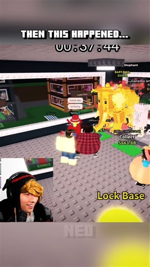 KREEKCRAFT Golden strawberry elephant got deleted 💀 #roblox #stealabrainrot #shorts