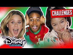 Holiday Jingle Wrap Challenge with Issac Ryan Brown ❄️ | Ruth & Ruby's Sleepover | Disney Channel