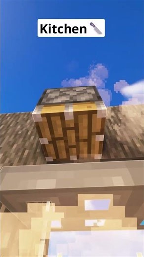 Minecraft Easy Kitchen🔪 #shorts