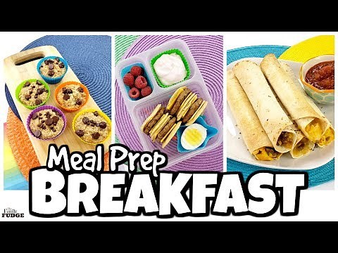 Kid Friendly BREAKFAST Meal Prep Ideas ☀️