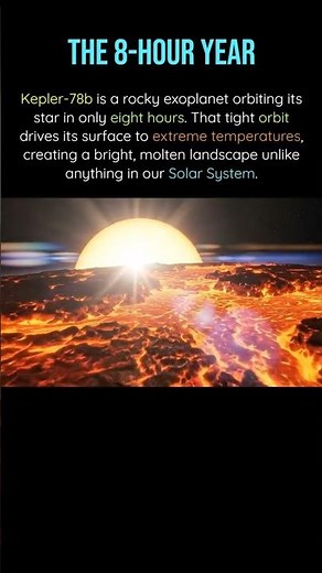 Kepler-78b SHOCKING Discovery - This Planet's Year Lasts Only 8 Hours!