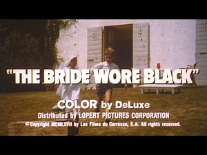The Bride Wore Black (1968) Trailer - 35mm (IB Technicolor) film scan in 4K