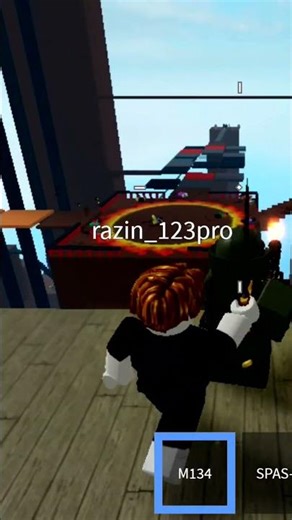 M134--Minigun shoot test #robloxedit #roblox #miniguns