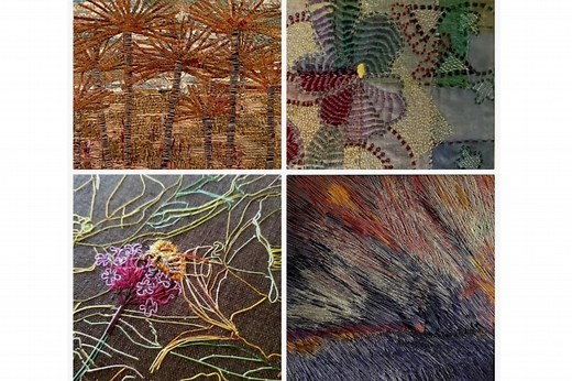 Stitch by Stitch - Contemporary Fine Art Textiles exhibition in Oswestry