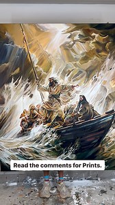 121K views · 276K reactions | This is my largest painting to date. If you want updates on my next Faith based piece and print drop info. Join my newsletter in my bio. . . #art #artreels #artistoninstagram #jesus #jesusart #christian #christianart #artgallery #jesuschrist | Sam Ryan Studio | Facebook