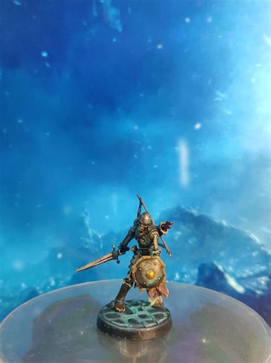 Skeleton Warrior #undead #wizardsworkshop #3dprinting #handpainted #calabozosydragones