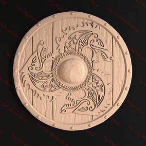 Viking Shield Wall Art, 3d Stl Relief File for Cnc Router Carving, Engraving - Etsy Australia