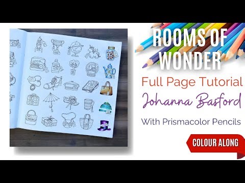 Colour Along | Rooms of Wonder by Johanna Basford | Part 1 of 10