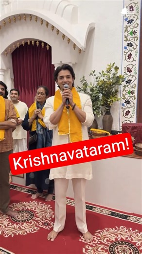 Krishnavataram Movie Cast Visits Hare Krishna Mandir #krishnavarn #harekrishna