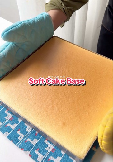 Soft Cake Base Recipe for Fluffy Cakes