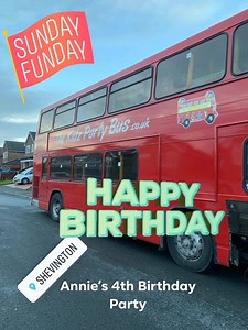 Great weekend of Birthday Celebrations! Happy Birthday to Thomas, Holly & Annie we had a fab time partying with you all this weekend!  | Kids Party Bus | Facebook