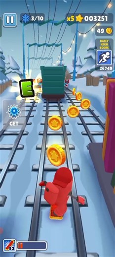 Getting Letter E for the word hunt Challenge#railway#subwaysurfers#shorts#tree