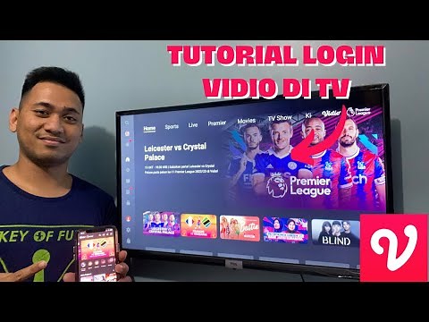 CARA LOGIN VIDIO DI TV | CARA LOGIN AKUN VIDIO DI SMART TV | HOW TO SIGN IN VIDIO ACCOUNT ON TV