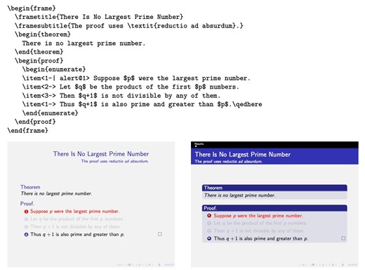 LaTeX制作幻灯片简介——基于Beamer