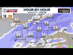 Tracking winter weather in Northeast Ohio: Live radar and traffic updates amid snow and rain