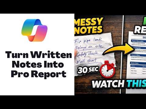 From Handwritten Notes to Full Report in Minutes with AI