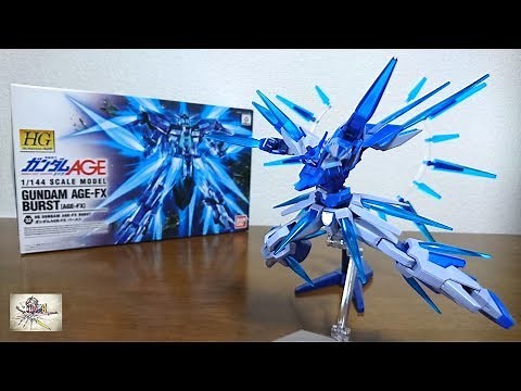 (Overwhelmingly cool! Recreates FX Burst! Comes with special effects!) HG Gundam AGE-FX Burst Review