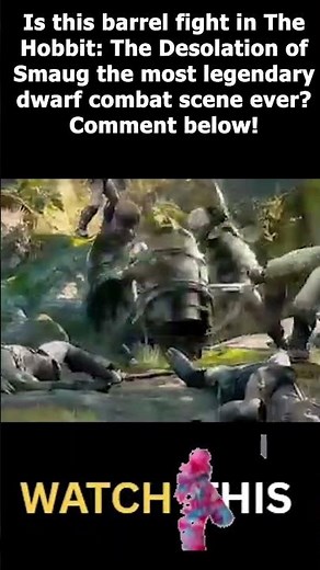 Is this barrel fight in The Hobbit The Desolation of Smaug the most legendary dwarf combat scene eve