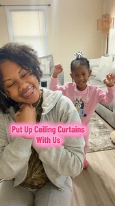 13K views · 425 reactions | Sweet Life of Niha & Zoei | Putting up ceiling curtains… Yall help me decide I’m so indecisive 蠟 #tanihajena #trending #diy #SouthCarolina | Taniha Melton | Facebook