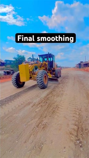 How to smooth final level with motor grader #automobile #grader #heavyequipment
