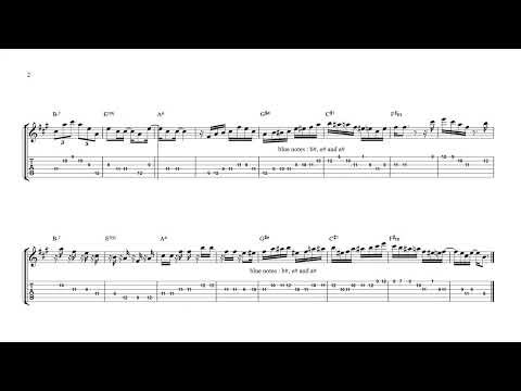 Jardin d'hiver - Improvising using pentatonic - 110 bpm