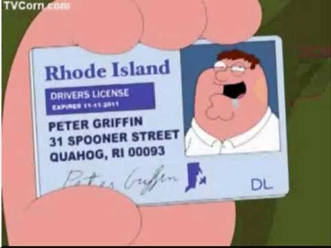 Peters new drivers license.
