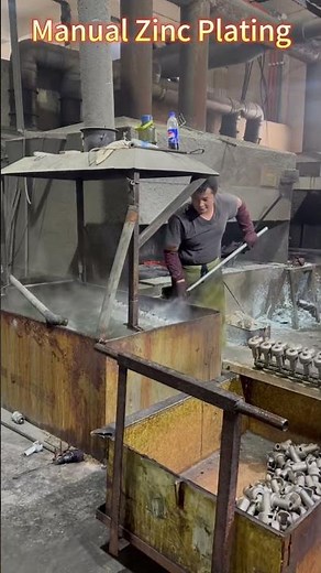Why are power fittings galvanized? #powersource #machine #highvoltage#zinc