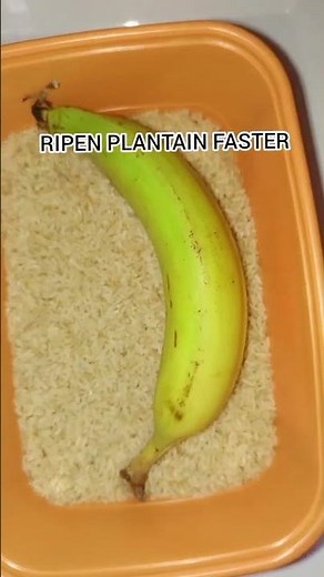 HOW TO RIPEN PLANTAIN FASTER #shorts