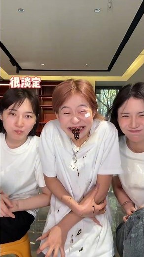 "Try Not to Laugh" Water Challenge: Three Friends Use Crazy Gag