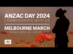 LIVE: Melbourne March | Anzac Day 2024 🎖️ | OFFICIAL BROADCAST | ABC Australia